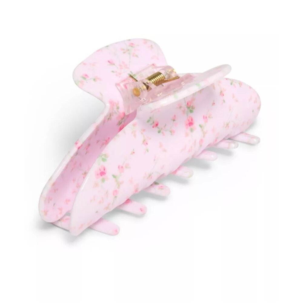 Love Shack Fancy X Goody Large Claw Clip - English Ivy - Pink - Picture 4 of 5